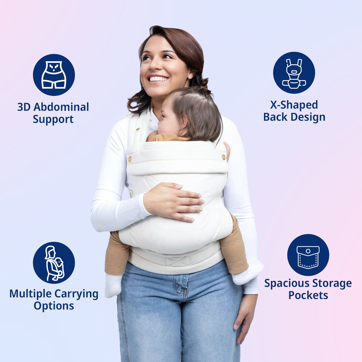 Classic Baby Carrier - For Newborn to Toddler