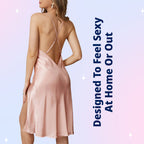Silk Lace Trim Dress