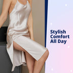 Silk Lace Trim Dress