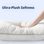 Luxury Hotel Bed Pillow –  Down Alternative & Goose Feather Cooling Pillow