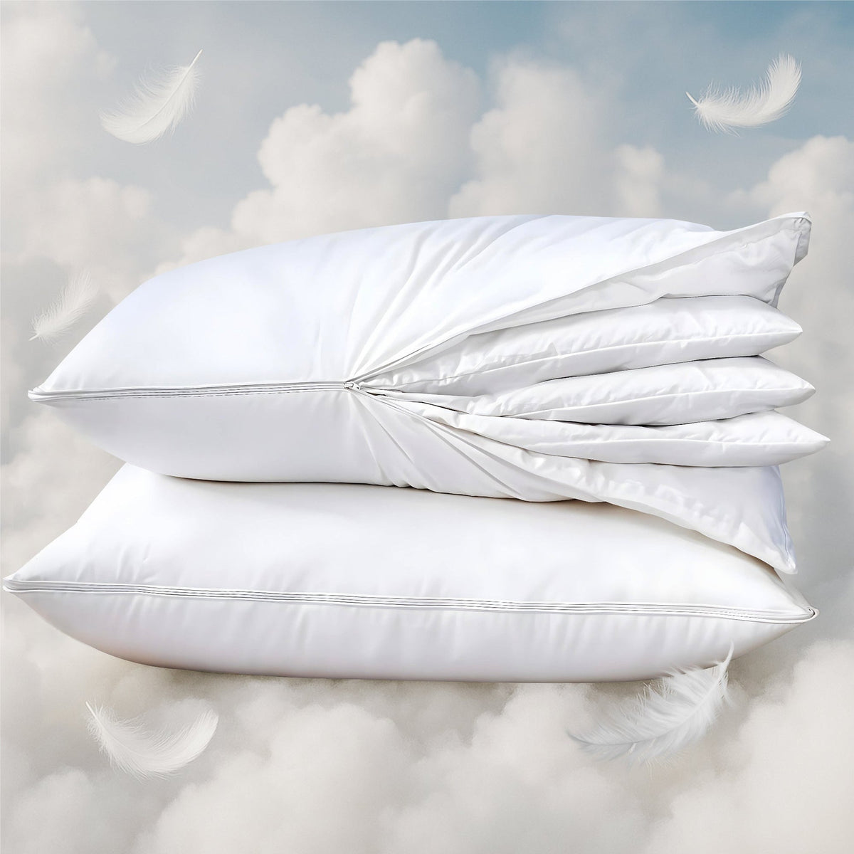 Adjustable Layer Pillow - Blend of Softness & Support