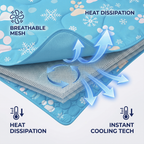 Pet Ice Cooling Calming Waterproof Blanket & Mat - Buy 1 Get 1 FREE