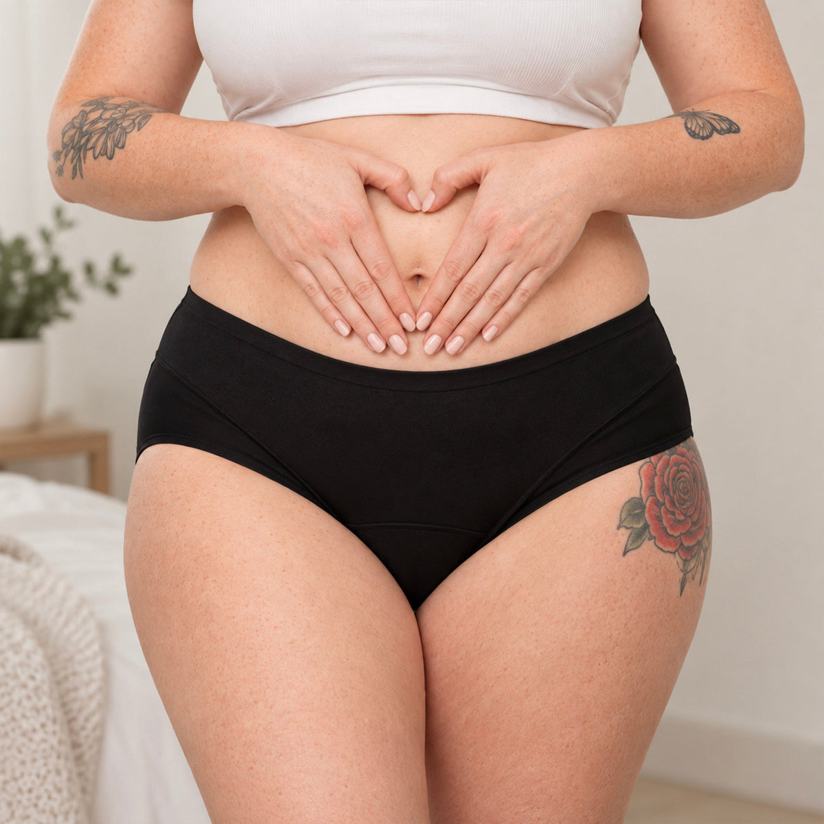 Leakproof High Waisted Menstrual Panties