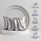 Luxury Silk Pillowcase (Pair) + 3x "FREE" Sleep Goodies