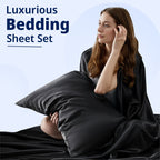 Satin Sheet Set – Ultra Silky, Cooling & Deep Pocket Bedding