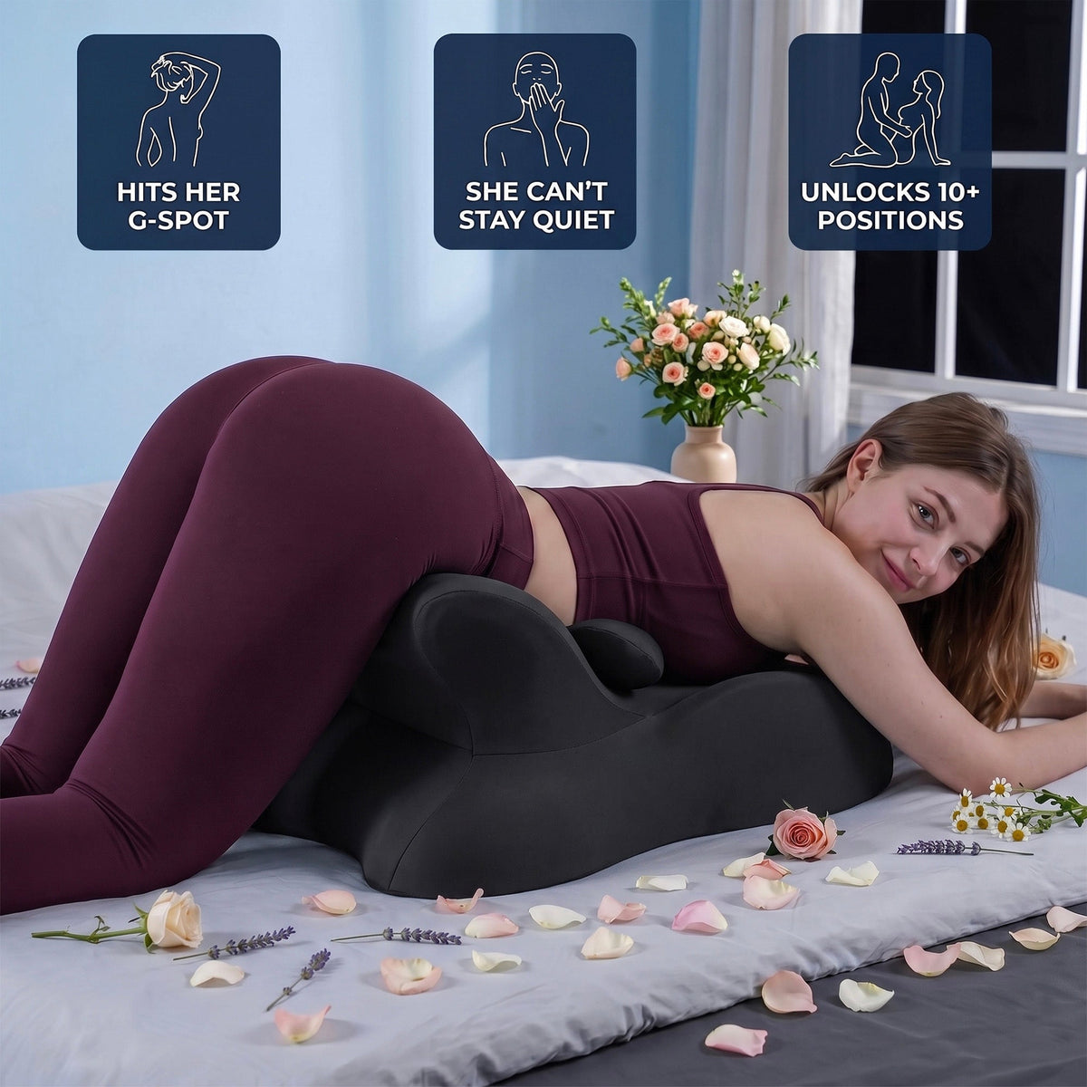 Deep Stroke Pillow for Couples