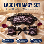 Lace Bind Set - Intimacy Blindfold & Handcuffs Set