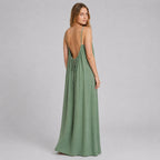 Crimson Nights Maxi Dress