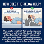 Quiet Tilt - Anti-Snoring Wedge Pillow
