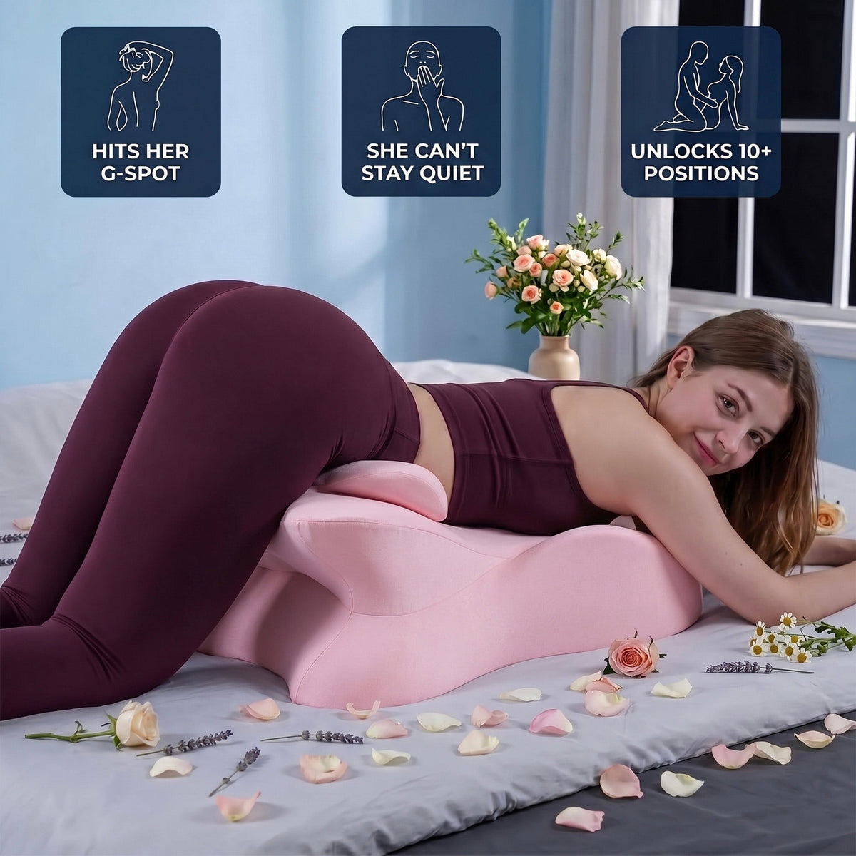 Deep Stroke Pillow for Couples