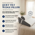 Quiet Tilt - Anti-Snoring Wedge Pillow