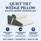 Quiet Tilt - Anti-Snoring Wedge Pillow