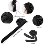 All-Night Satin Bonnet - Stays On All Night Guaranteed